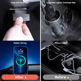 OBD Hub adaptér s 36W duální USB-A a USB-C rychlonabíječkou pro Tesla Model Jalovec Y 2025+